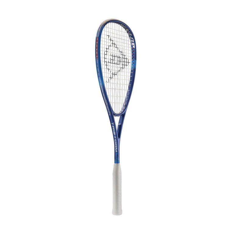 Dunlop Squashschläger Tristorm Elite 145g/ausgewogen blau - besaitet -